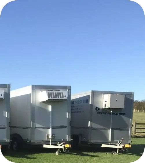 Event Fridge Hire trailers